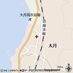 新潟県村上市大月1519周辺の地図