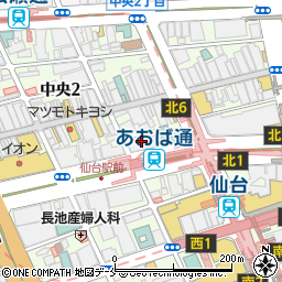 三井住友信託銀行仙台支店・仙台あおば支店周辺の地図