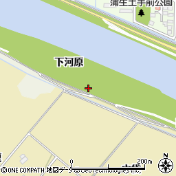 宮城県仙台市宮城野区蒲生（東沼沢）周辺の地図