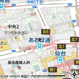 三井のリハウス　仙台駅前センター周辺の地図