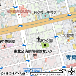 ＰＥＮ仙台市青葉区国分町１丁目パーキング周辺の地図