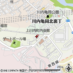 宮城県仙台市青葉区川内亀岡町74周辺の地図