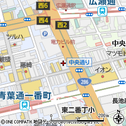 株式会社アートネイチャー　仙台店メンズ予約専用周辺の地図