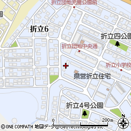 県営折立住宅周辺の地図