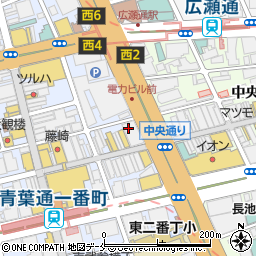 仙台リボン歯科・矯正歯科周辺の地図