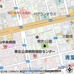 パラカ仙台市国分町第３駐車場周辺の地図