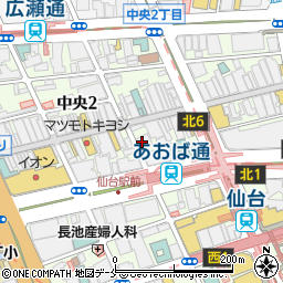 仙台マンションビル・貸会議室周辺の地図