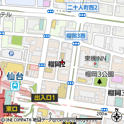 トヨタレンタリース仙台仙台新幹線口店周辺の地図