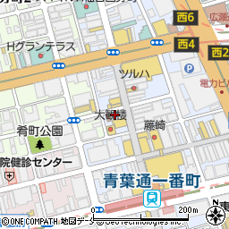 ドコモショップ仙台一番町店周辺の地図