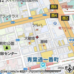 全国の銘酒が揃う店 鈴 Rin 仙台周辺の地図