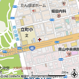 日本経済新聞仙台中央周辺の地図