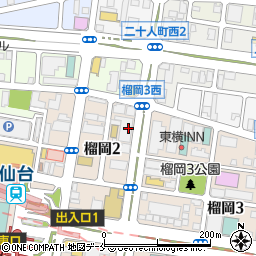 林六株式会社　仙台営業所周辺の地図