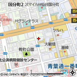 株式会社ＹＫＰ建築設計コンサルタント　仙台事務所周辺の地図