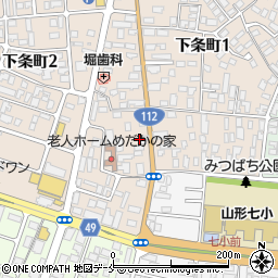 有限会社山田硝子店周辺の地図
