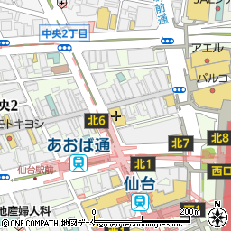 ドン・キホーテ仙台駅西口本店周辺の地図