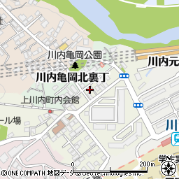 宮城県仙台市青葉区川内亀岡町48周辺の地図