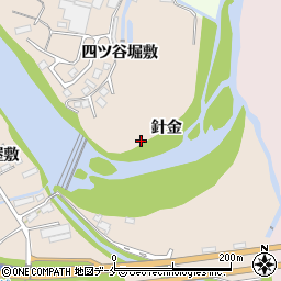 宮城県仙台市青葉区郷六針金44周辺の地図
