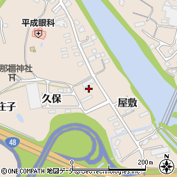 宮城県仙台市青葉区郷六屋敷周辺の地図