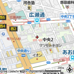 クリスロード商店街駐車場周辺の地図