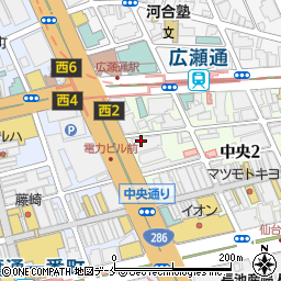 株式会社公文教育研究会　仙台事務局周辺の地図