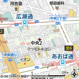 株式会社スマイル仙台周辺の地図