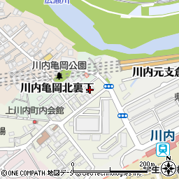 宮城県仙台市青葉区川内亀岡町20周辺の地図