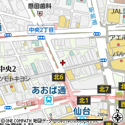 半兵ヱ 仙台駅前店周辺の地図