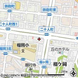 ザ・ブリスフルフォート仙台駅東周辺の地図