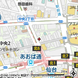 クォーク仙台店周辺の地図