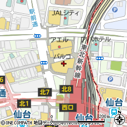 ハローワーク仙台仙台公共職業安定所　仙台新卒応援ハローワーク周辺の地図