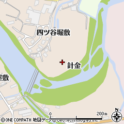 宮城県仙台市青葉区郷六針金周辺の地図