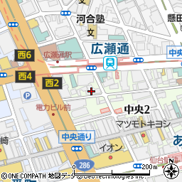 株式会社ビケンテクノ　仙台支店周辺の地図
