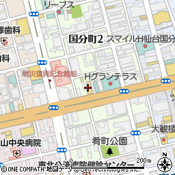 セブンイレブン仙台広瀬通店周辺の地図