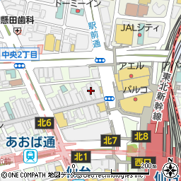 宮城商事株式会社周辺の地図