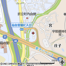 仙台西道路管理所周辺の地図