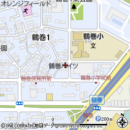 鶴巻ハイツＢ棟周辺の地図