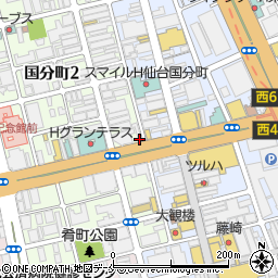 和酒バル 鈴 rin 国分町本店周辺の地図