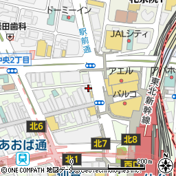 パルCHICKEN 仙台駅前店周辺の地図