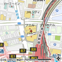 品川美容外科仙台院周辺の地図