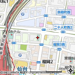 コンフォートホテル仙台東口周辺の地図