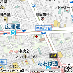 ワンリフレクション駅前広瀬通り店周辺の地図