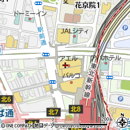 ホビーラホビーレ仙台アエル店周辺の地図