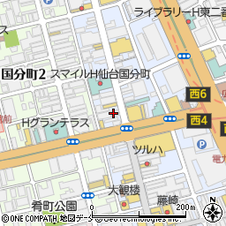 ビッグエコー 仙台一番町店周辺の地図