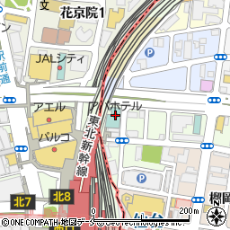 アパホテルＴＫＰ仙台駅北周辺の地図