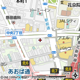 ローソン仙台高速バスセンター店周辺の地図