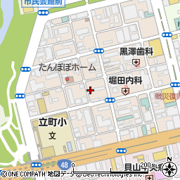 三松荘周辺の地図