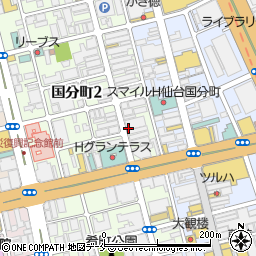 ブラインドパンダ 仙台周辺の地図