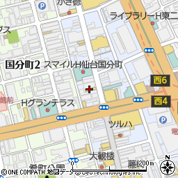 なかすっ娘 仙台一番町店周辺の地図