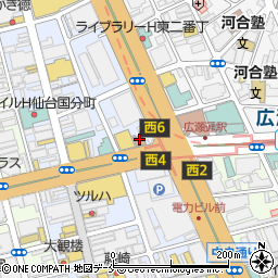 仙台市市民活動サポートセンター周辺の地図