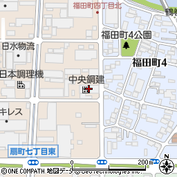 中央鋼建第一工場周辺の地図